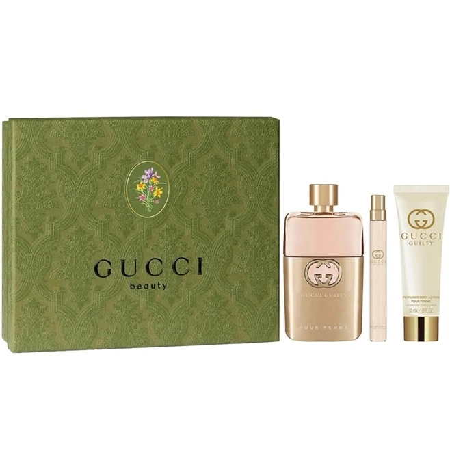 Gucci Guilty Apa De Parfum 90ml.10ml.50 Lotiune Corp Femei SET Ml 0