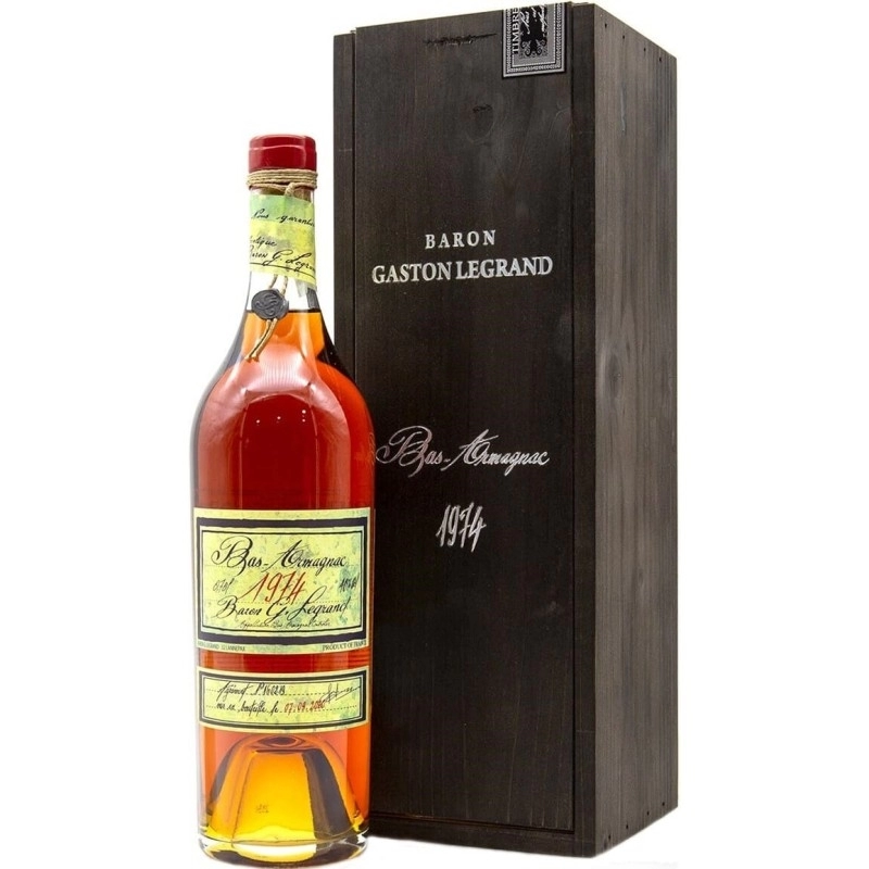  Armagnac Baron Gaston Legran 1974 0.7l 0