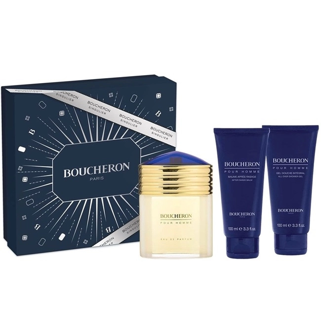 Boucheron Pour Homme 100ml.100asb.100sg Apa De Parfum Barbati SET Ml 0